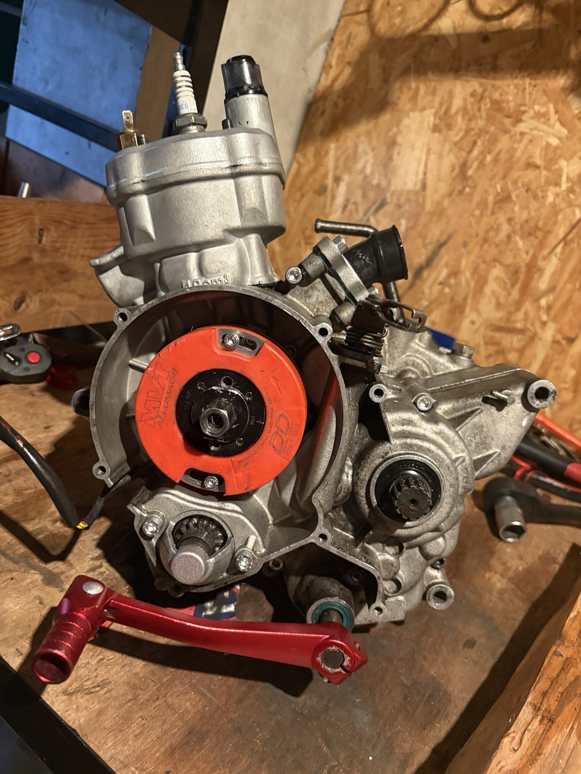 Custom opgebouwd motorblok